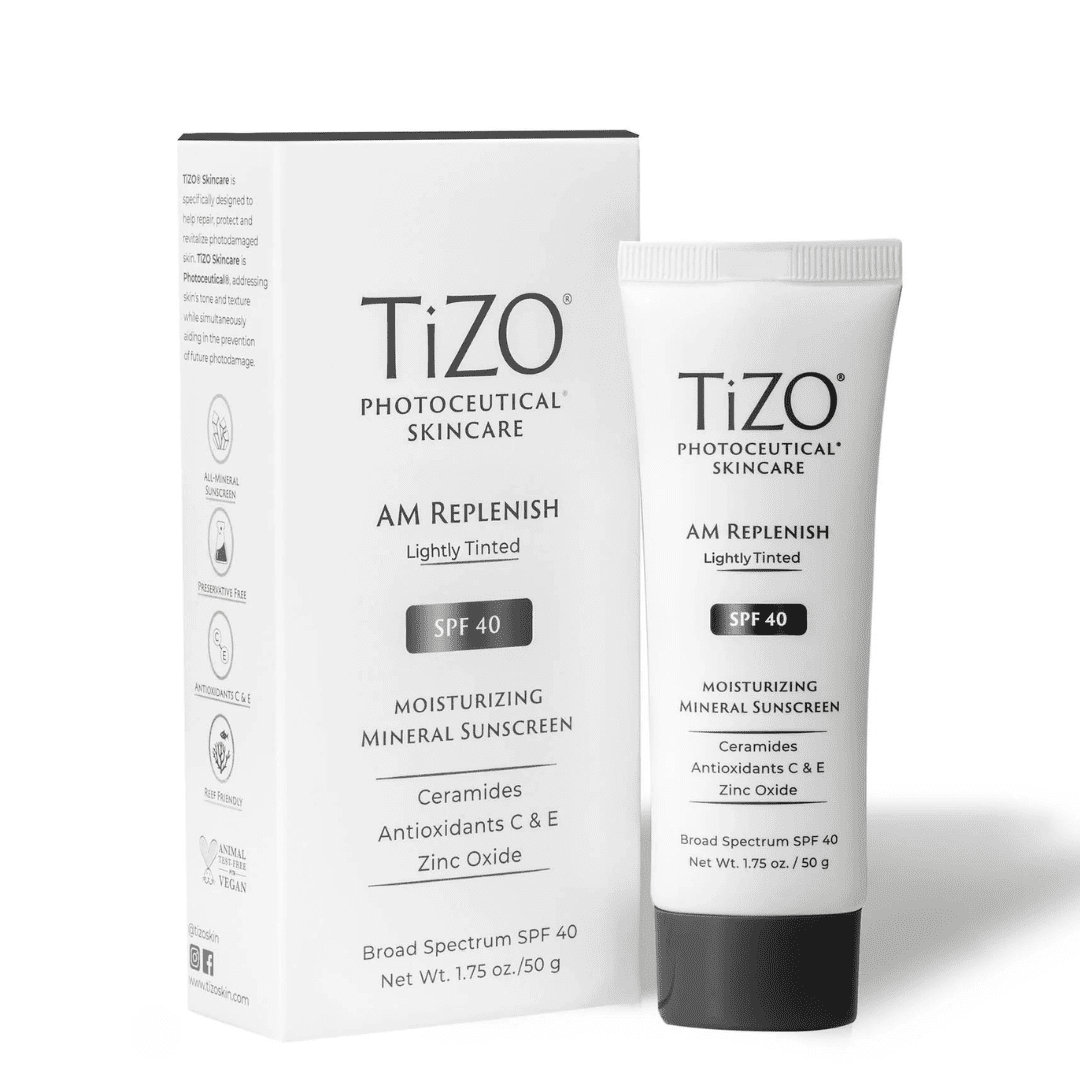 AM Replenish Lightly Tinted SPF40